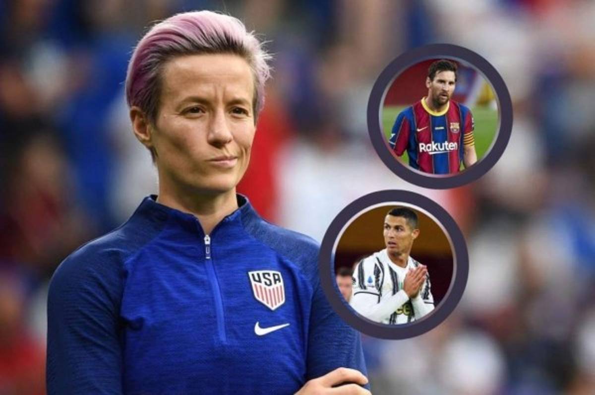 La dura crítica de Megan Rapinoe a Messi y Cristiano Ronaldo por su falta de compromiso social