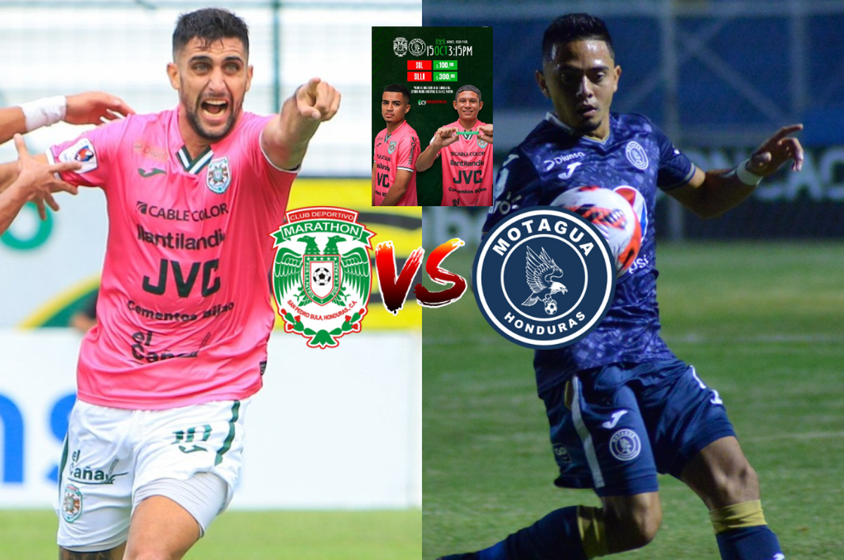 Marathón confirma fecha, sede y boletería del clásico ante Motagua por la jornada 13 del Apertura 2022