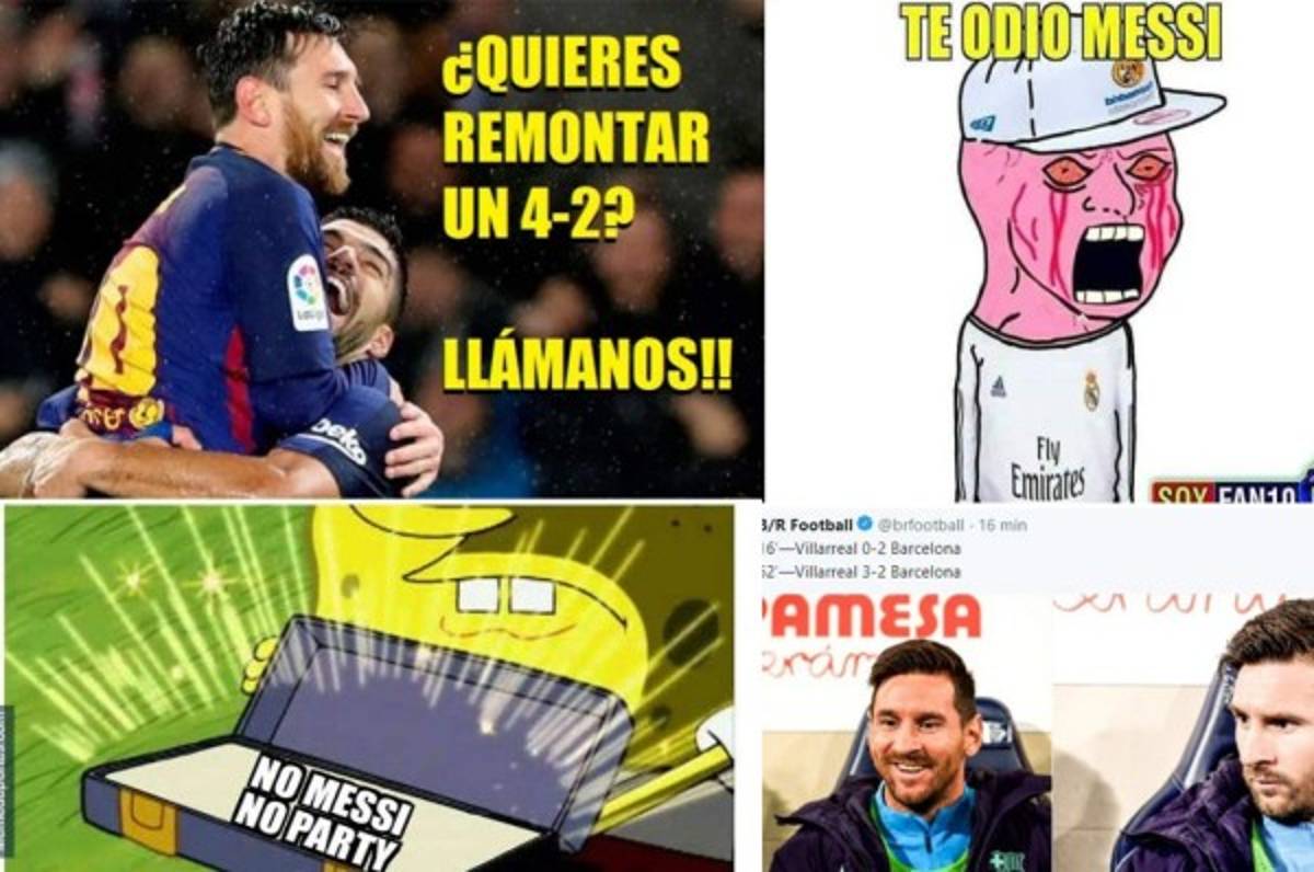 Los crueles memes del empate del Barcelona ante Villarreal con Messi de protagonista