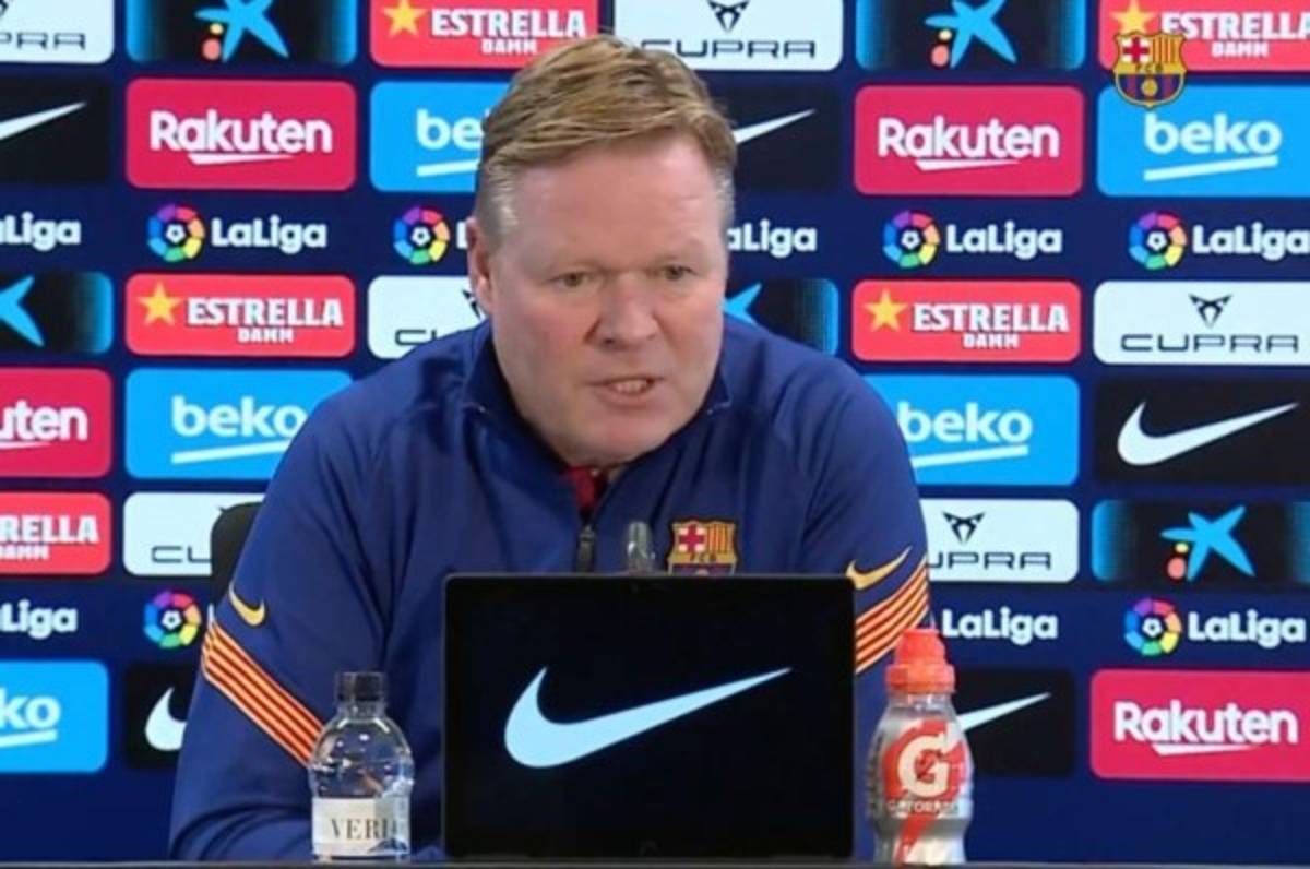 Koeman cambia su discurso en el Barcelona: 'Mientras hay esperanzas hay que ir por todo'