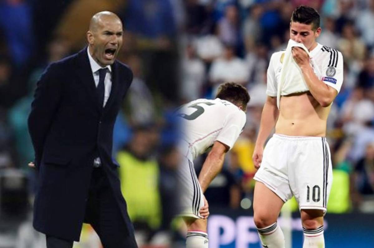 Zidane se cansa de la polémica con James: 'No quiero decir tonterías'