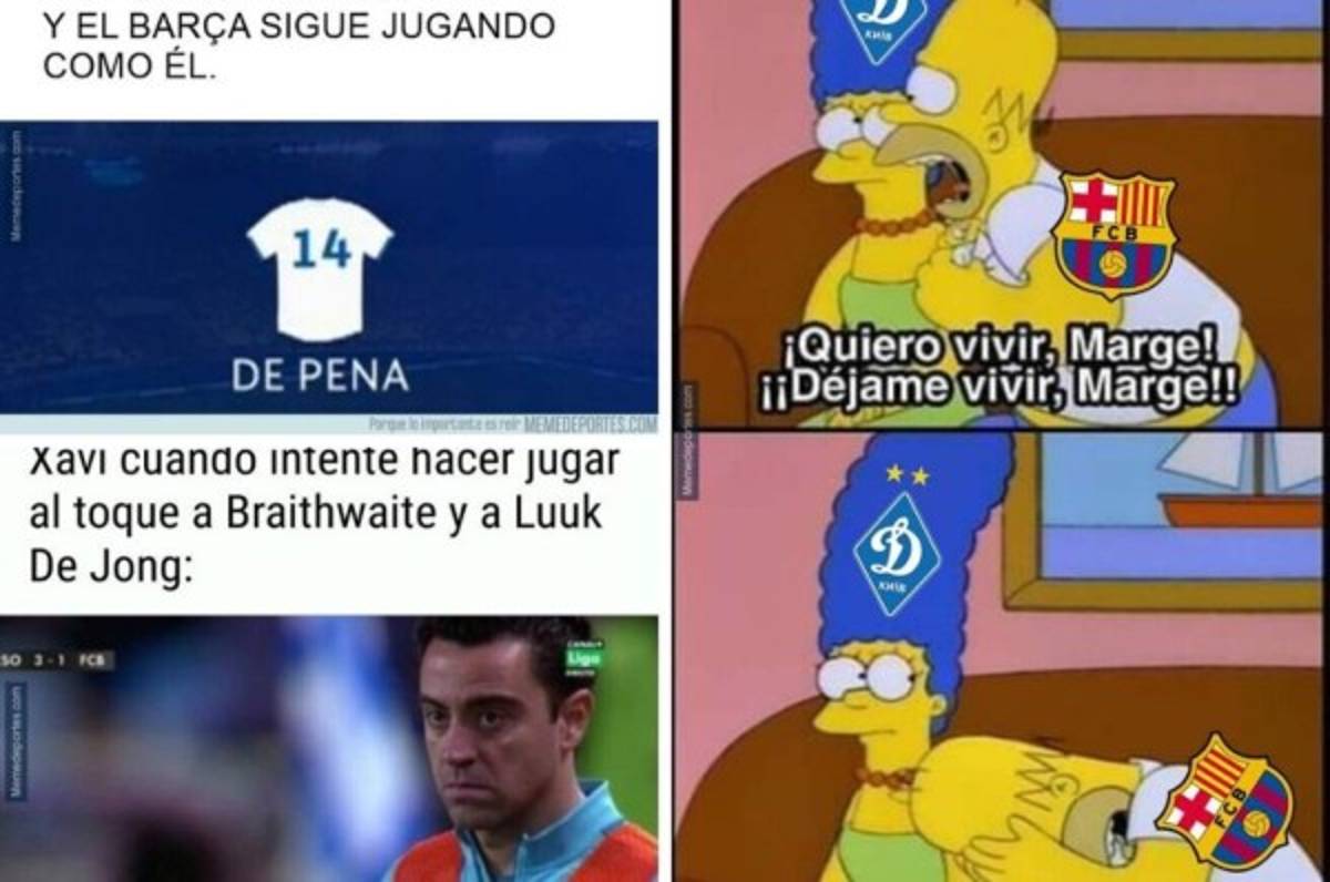 Barcelona sufrió para vencer al Dinamo de Kiev y no se salva de los memes; tampoco Xavi