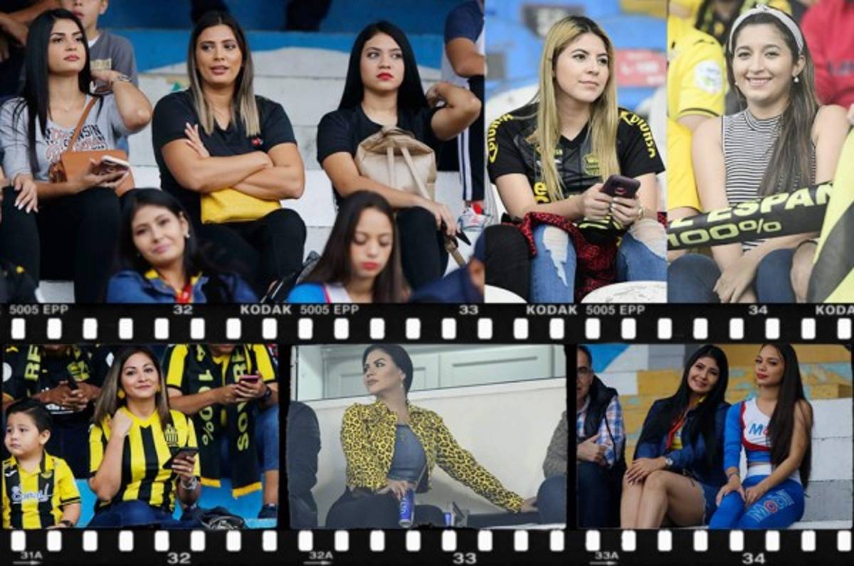 ¡Lindas! El Morazán se iluminó con tanta belleza para el Real España-Motagua