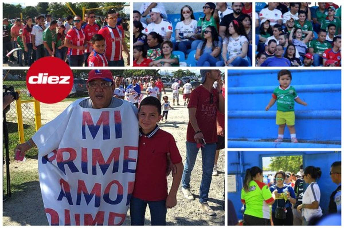 ¡Ambientazo! Afición de Olimpia invade el Estadio Olímpico para el clásico contra Marathón