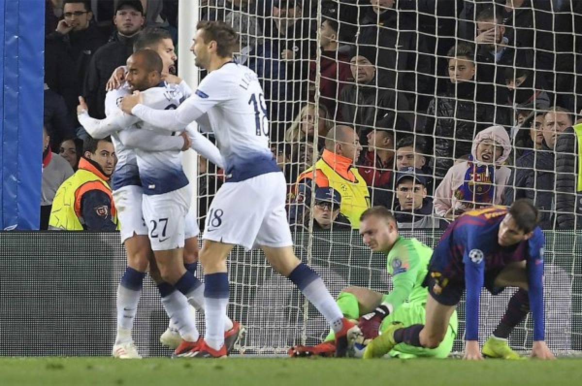 El Tottenham logró un punto valioso en el Camp Nou para meterse a octavos de final de la Champions.