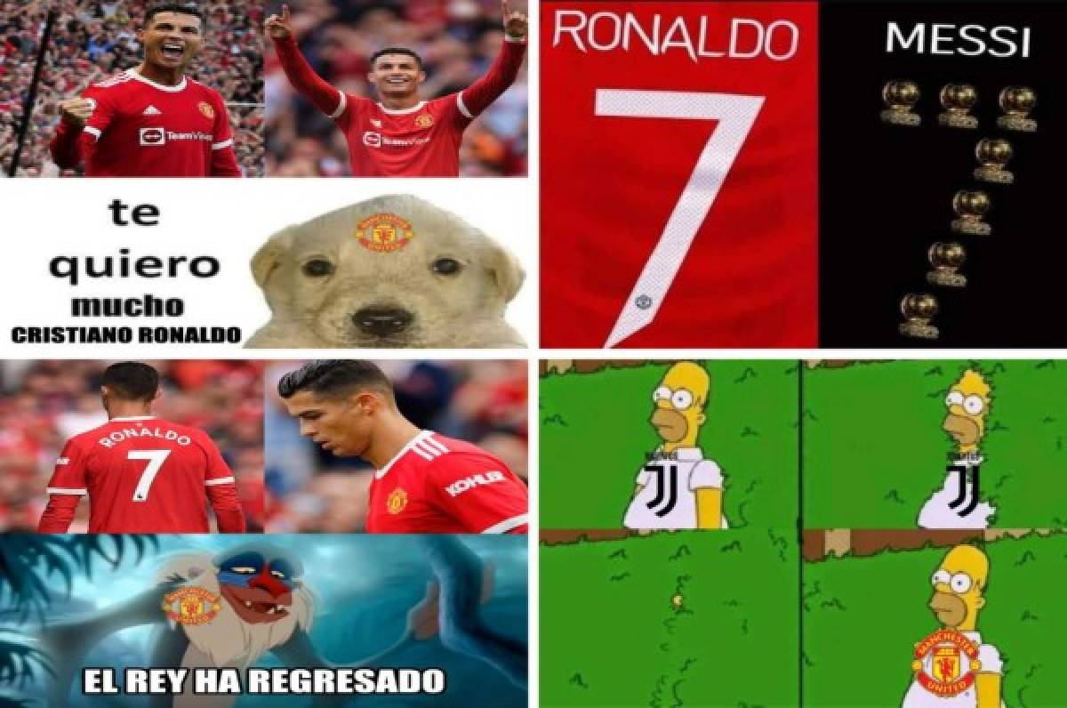 Cristiano Ronaldo hizo doblete con el United y estos son los mejores memes de su debut; Messi protagonista