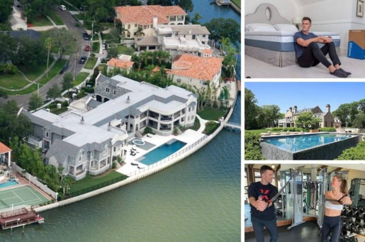 44 mil dólares al mes: La mansión que alquiló Tom Brady y Gisele Bündchen en Tampa