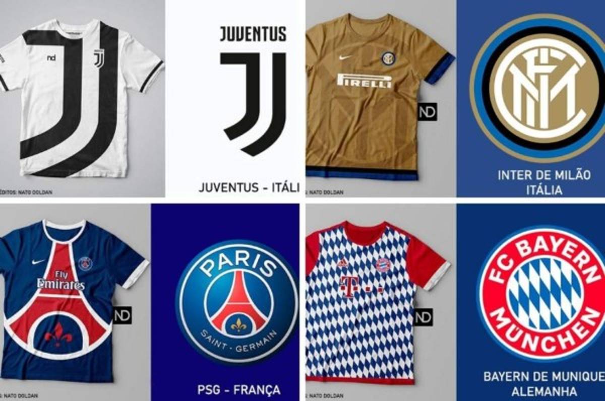 La del Barcelona está confirmada: Así serían las camisetas de fútbol si se inspiran en el escudo del club