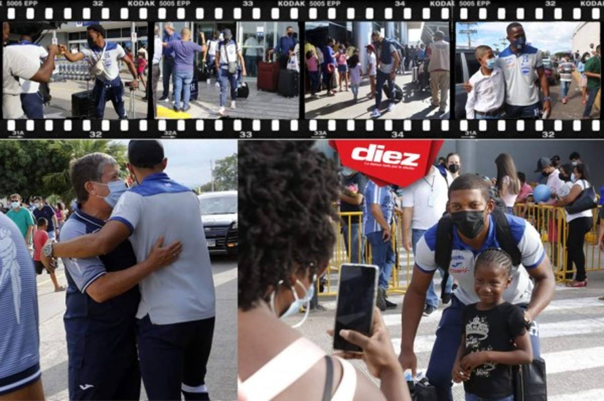 Fotos: Así fue regreso de la Selección de Honduras tras la amarga derrota sufrida en Costa Rica