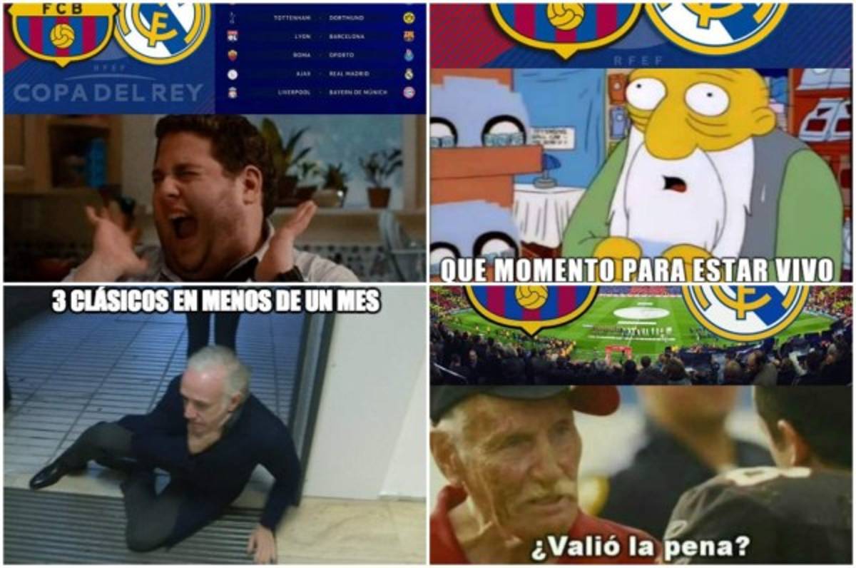 Los memes se desatan con el Barcelona-Real Madrid en Copa del Rey
