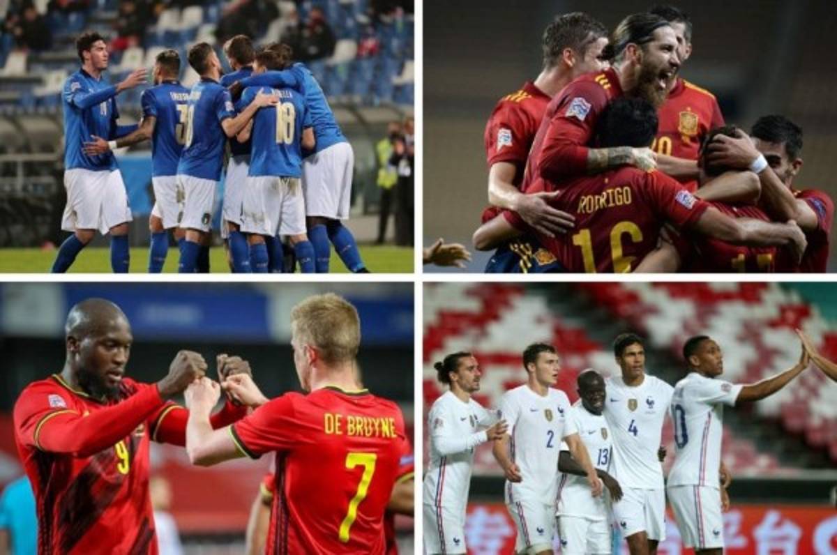 El sorteo: Definidos los cruces de semifinales de la Liga de Naciones en Europa
