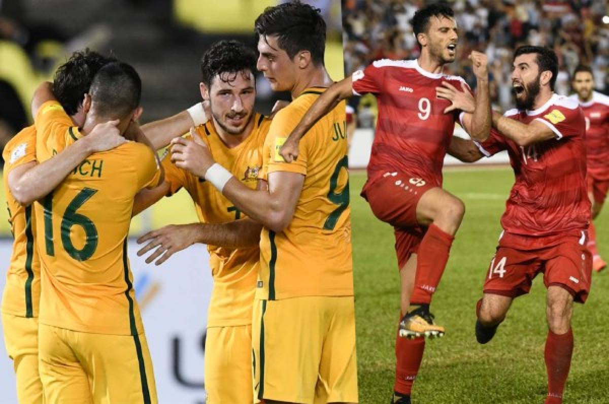 Australia y Siria definen al rival de Concacaf en repechaje a Rusia 2018