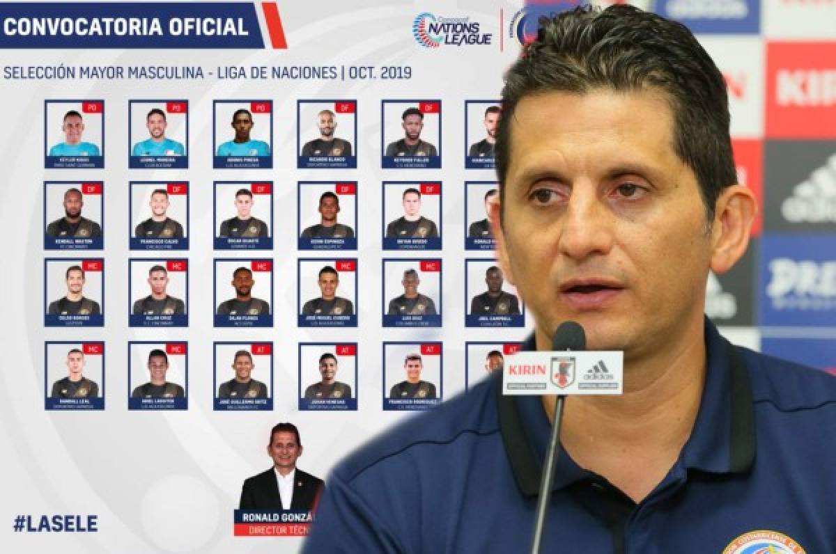 Oficial: Convocatoria de Costa Rica para debutar en la Liga de Naciones de Concacaf
