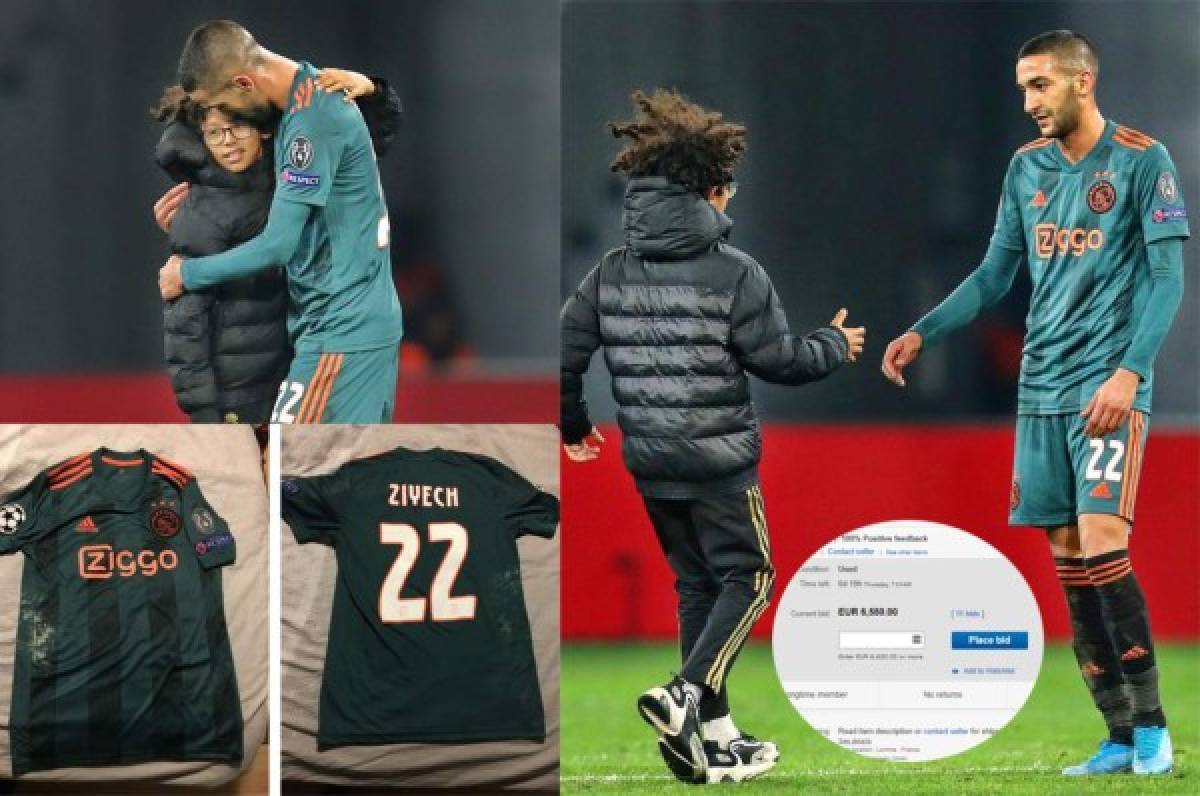 FOTOS: El triste final de la camisa que un jugador del Ajax le regaló a un niño