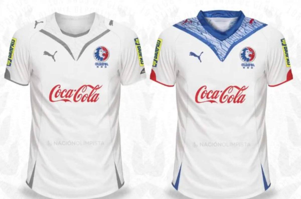 Con una de béisbol: Las camisas de local que ha usado Olimpia en sus 108 años de existencia