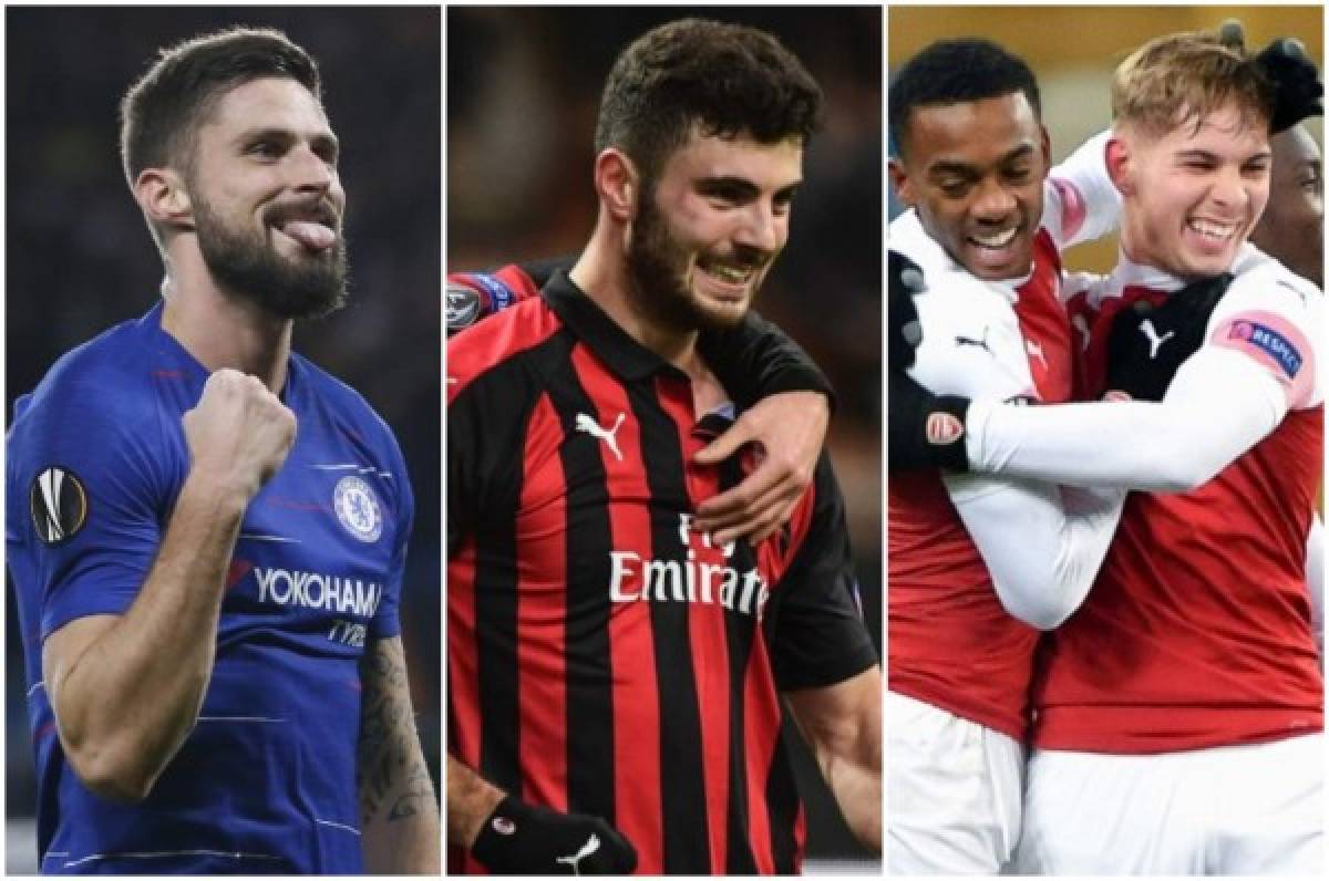Milan, Chelsea y Arsenal golean en la jornada de la Europa League