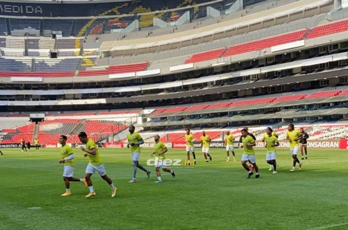Las postales de Olimpia en el mítico Azteca: Así se preparó para bajarse al América