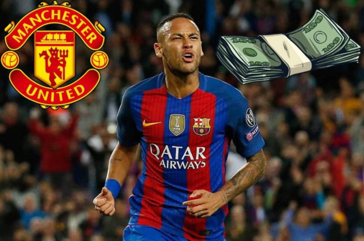 Manchester United pone 200 millones de euros por Neymar