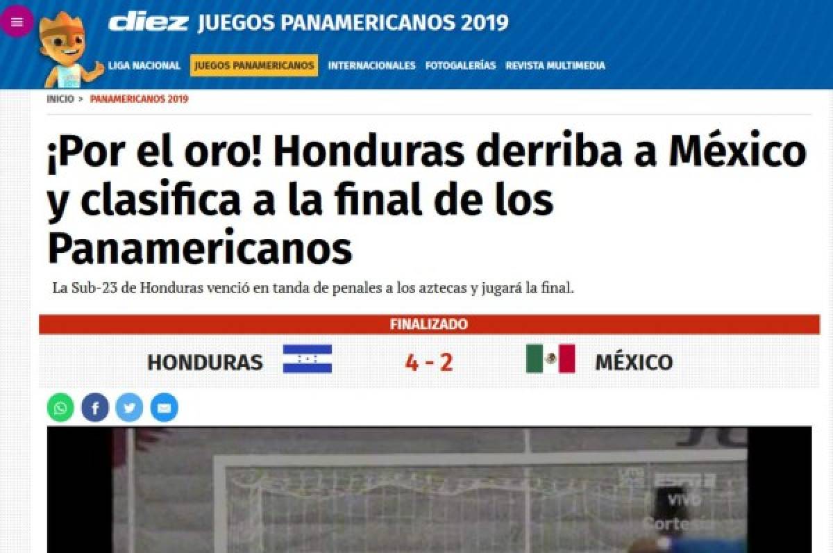 Prensa internacional ataca a México tras caer ante Honduras: 'Tricolor de tercera'