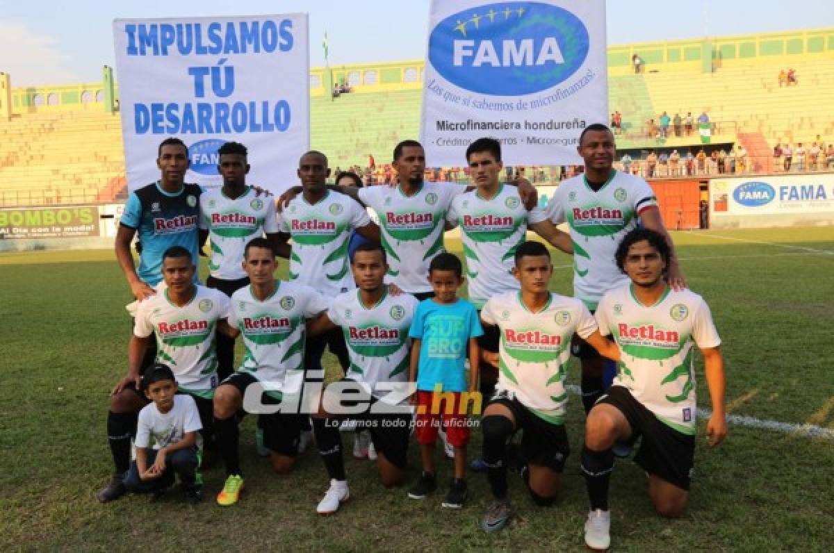 Las imágenes más curiosas que dejó el partido Juticalpa ante Platense