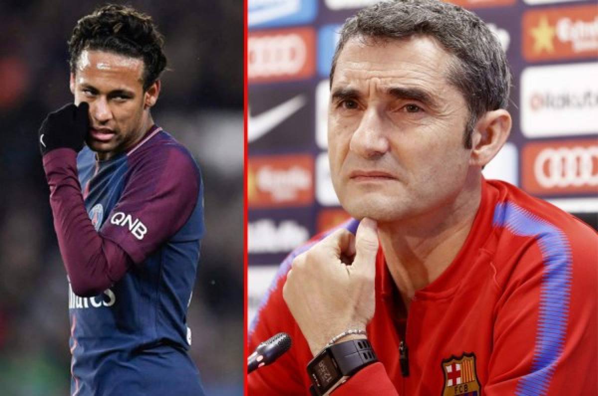 Valverde se pronuncia sobre supuesto deseo de Neymar de volver al Barcelona