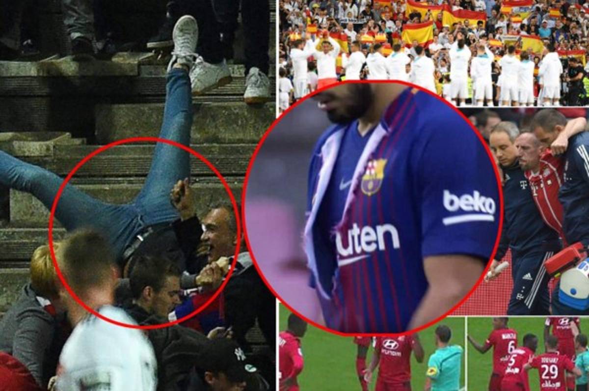 Las imágenes curiosas del fin de semana: La furia de Suárez y el infiltrado en el Camp Nou