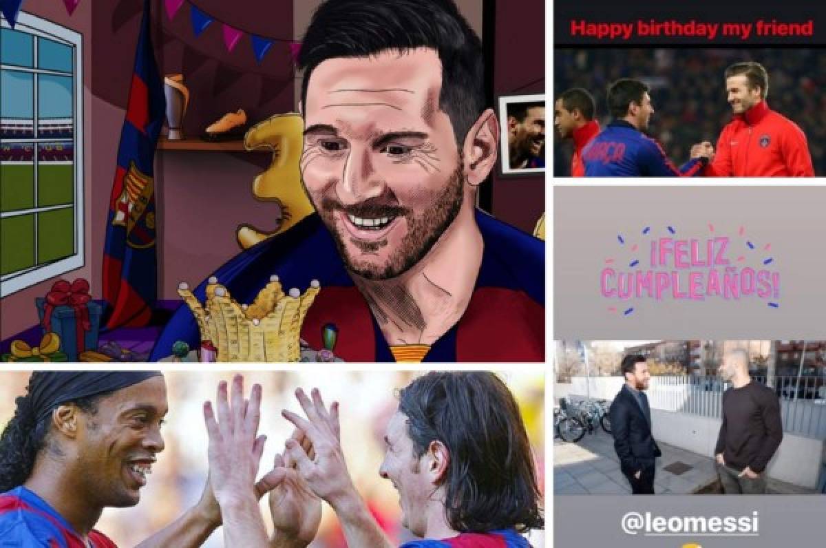 Las mejores felicitaciones a Lionel Messi en su cumpleaños  