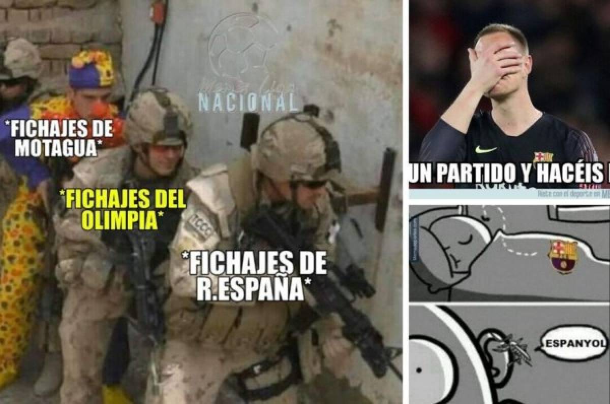 Los mejores memes del fin de semana: Fichajes en Honduras y el empate del Barcelona en Liga