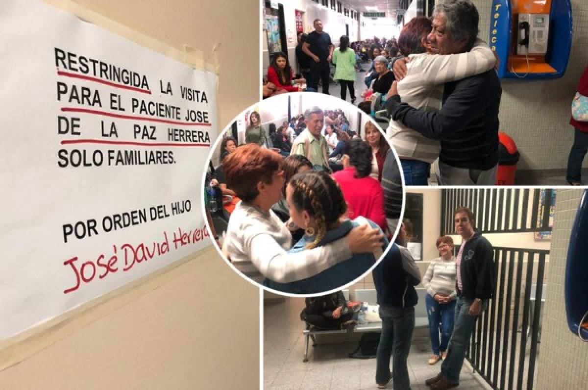 Incertidumbre y preocupación por la salud de Chelato Uclés: Así se viven los momentos en el IHSS