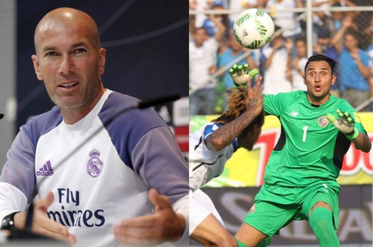 Zinedine Zidane: 'Si quito a Keylor Navas no es porque dude de él'