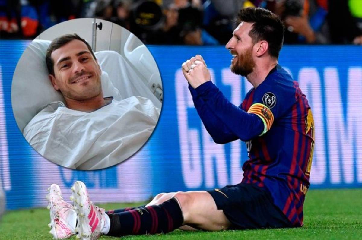 Messi se acuerda de Iker Casillas tras el Barcelona-Liverpool