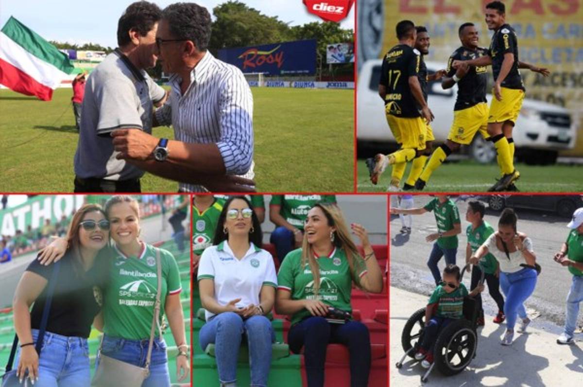 No se vio por tv: Amargura de Vargas y jugadores de Marathón, bellas esposas y el festejo de Real España