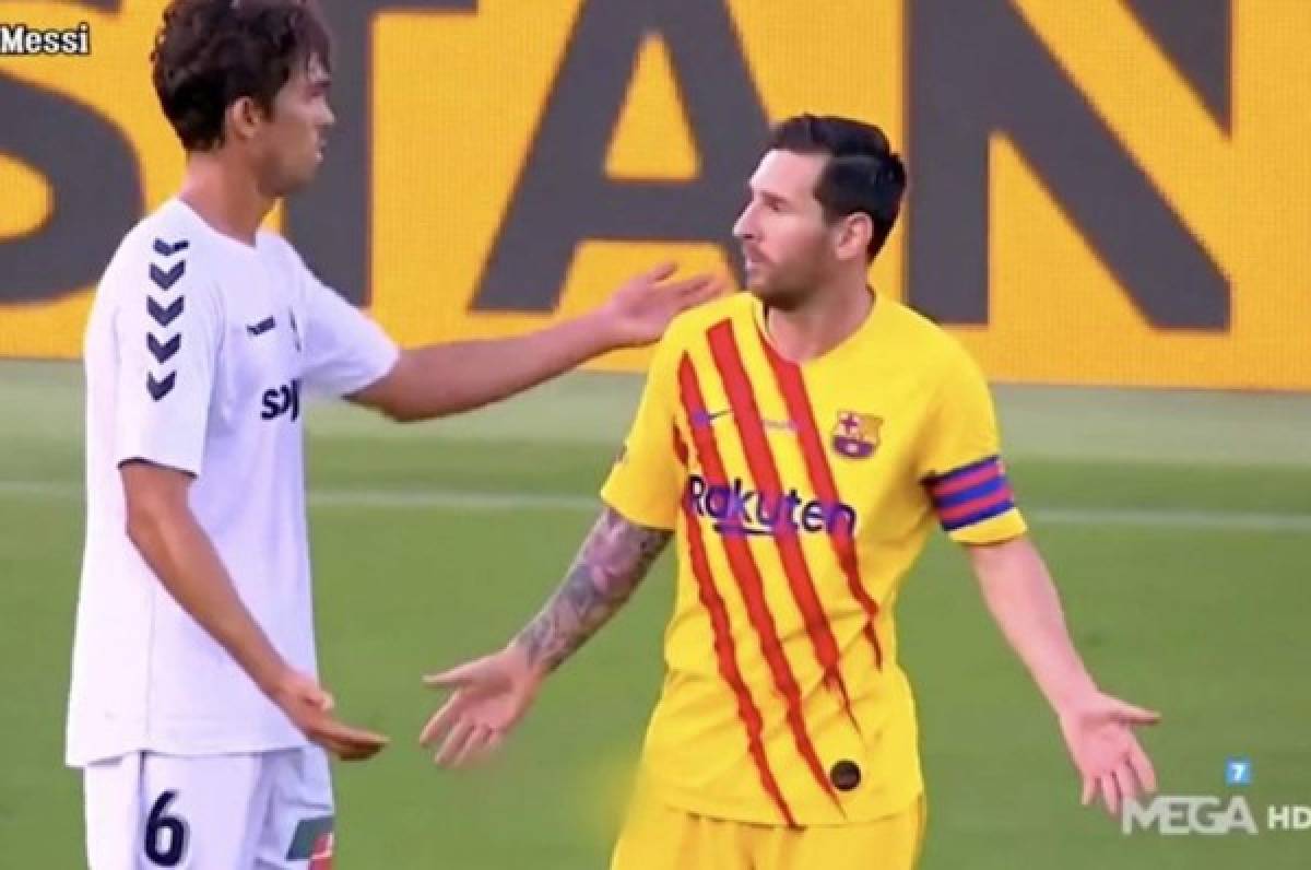 Futbolista del Nàstic revela el reclamo que le hizo Messi en pleno partido: ''Yo quedé sorprendido''