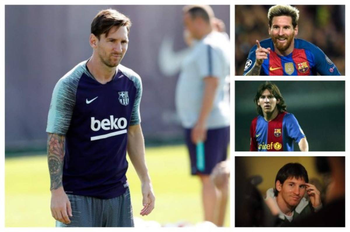 Todos los cambios de looks de Messi en su carrera