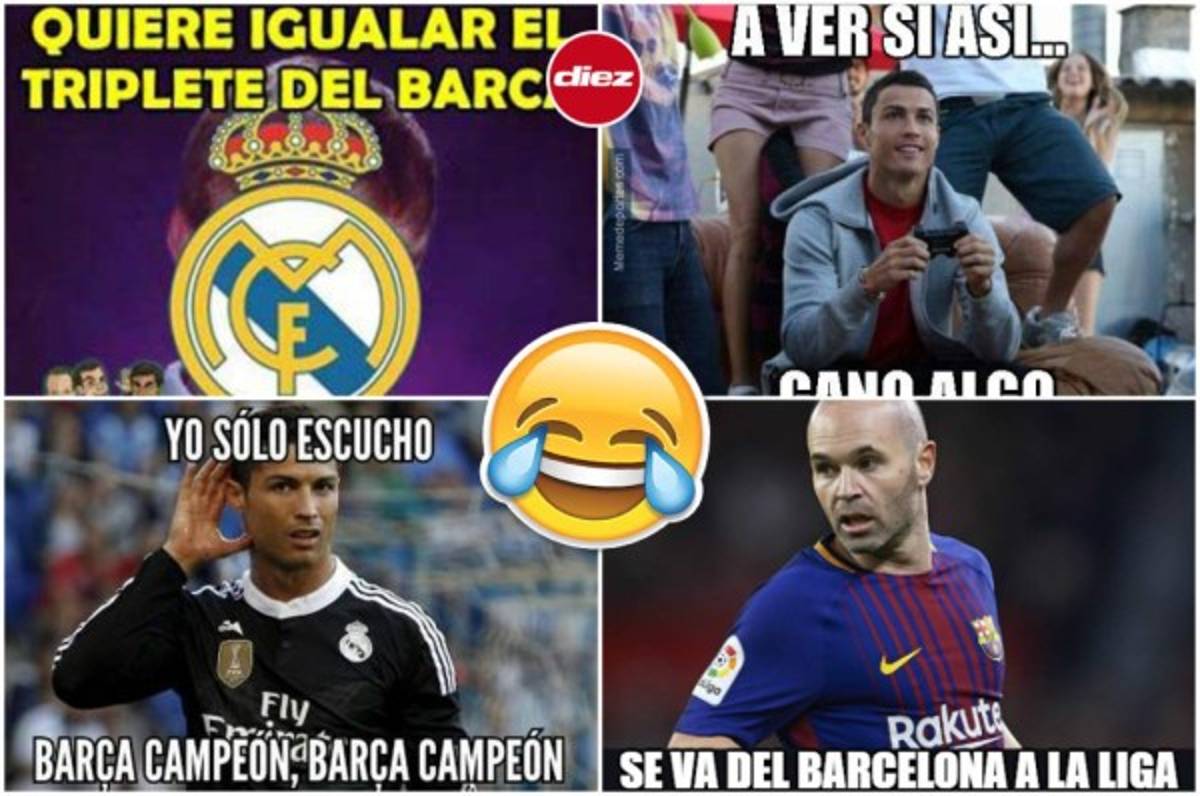 ¡Despedazan al Real Madrid con divertidos memes por el título de liga del Barcelona!