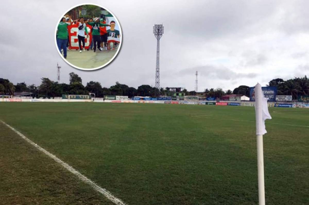 La barra de Marathón se enfrenta con la Policía Nacional previo al duelo ante Platense