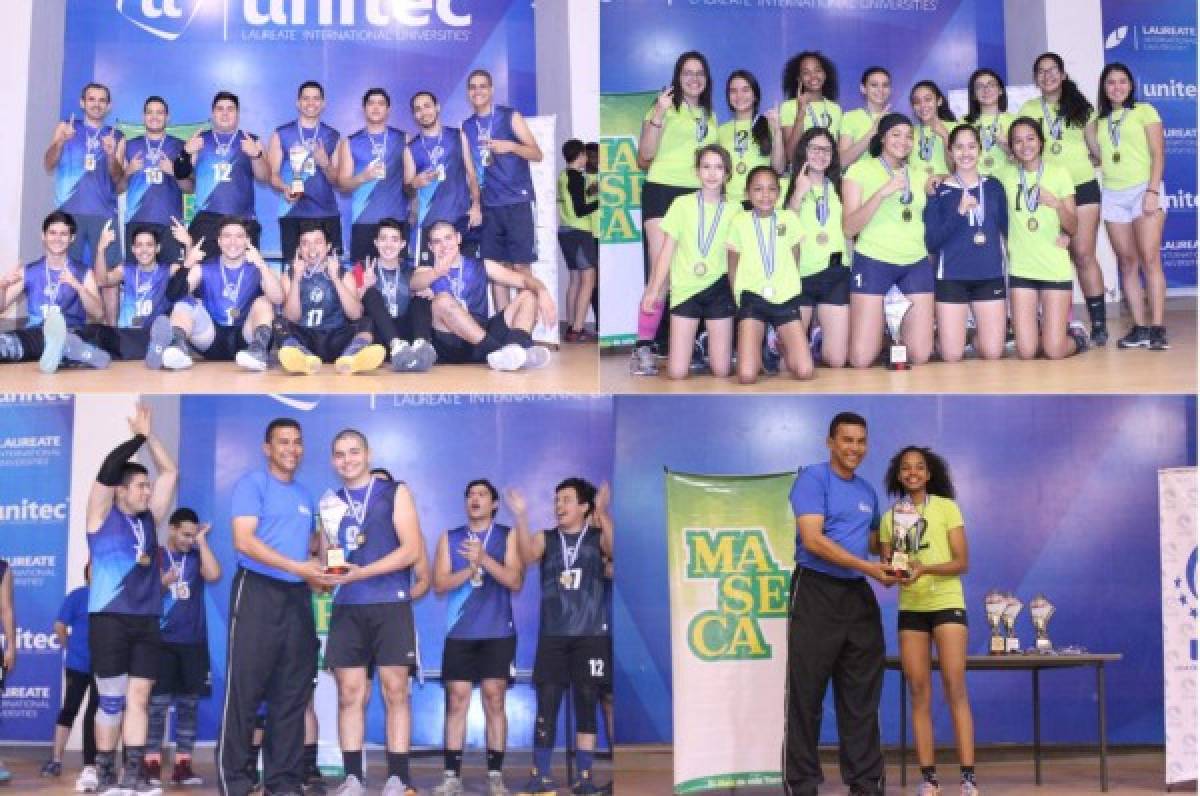 Sc San José y Imdepor son los campeones del torneo de Voleibol