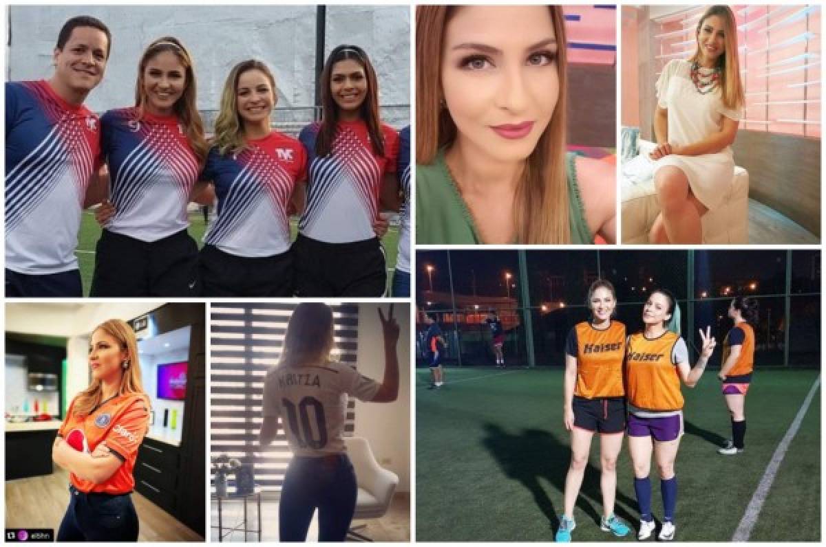 El fútbol, la otra pasión de la guapa presentadora de TV Kritza Pérez