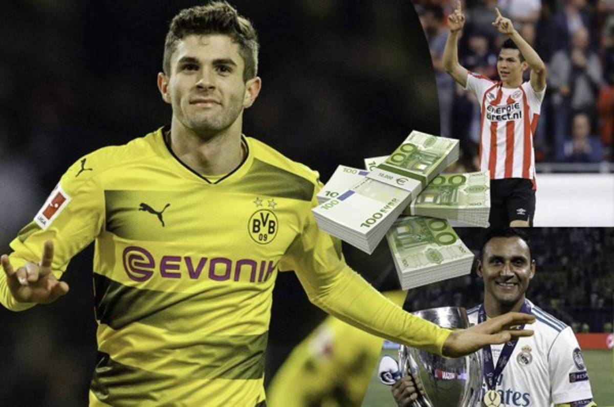 TOP: ¡Jugadores más caros de Concacaf; Pulisic es el nuevo rey!