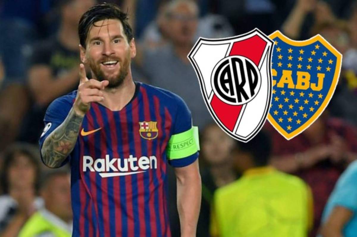 ¿A quién apoyará Messi en la final River-Boca de la Copa Libertadores?