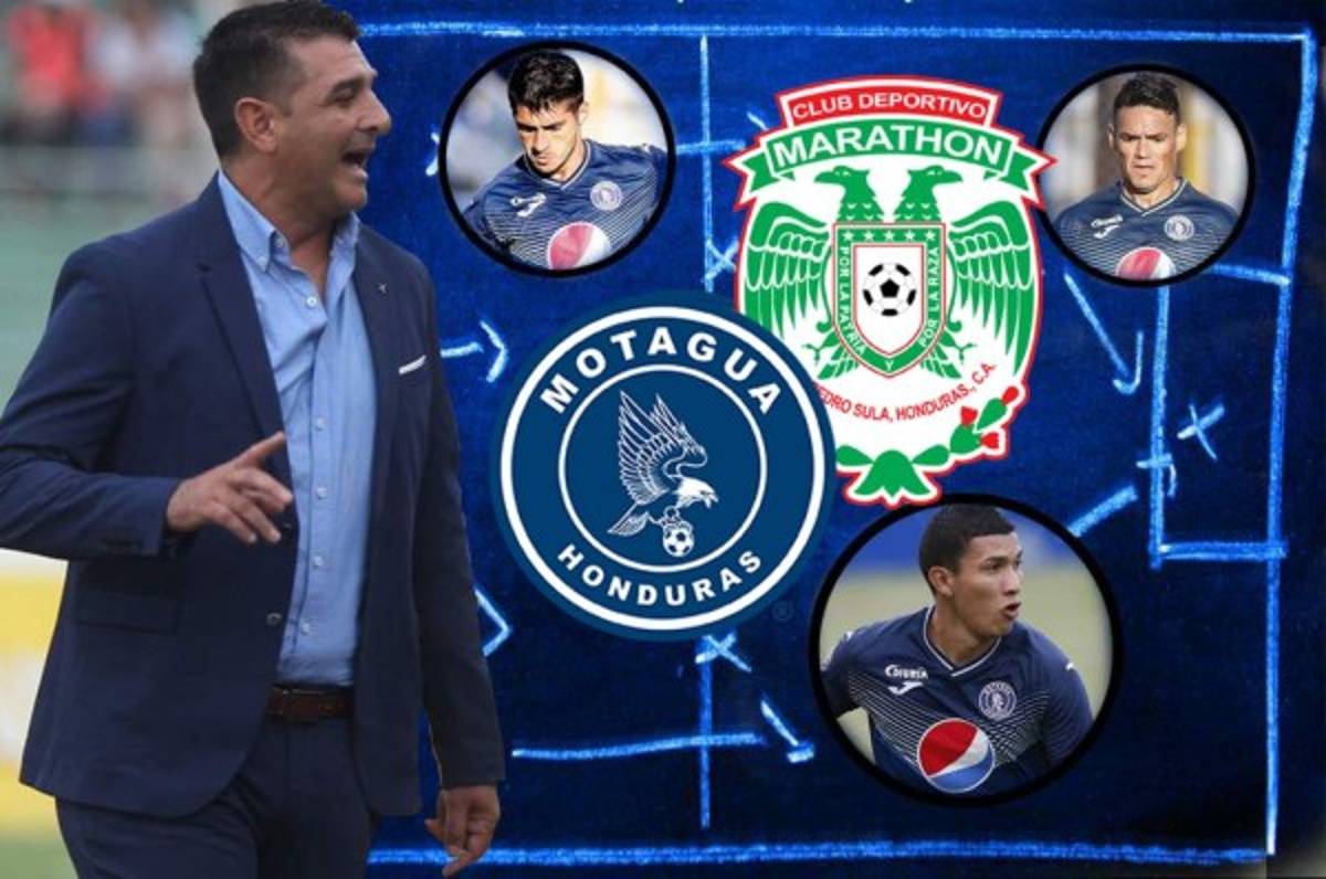 ¡Por los tres puntos! El 11 que mandaría Diego Vázquez con Motagua ante Marathón