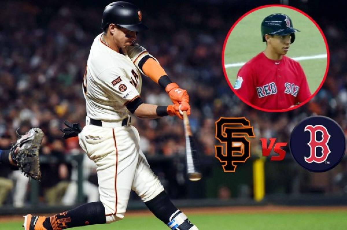 En extra innings, Gigantes vence a Medias Rojas con Dubón de titular