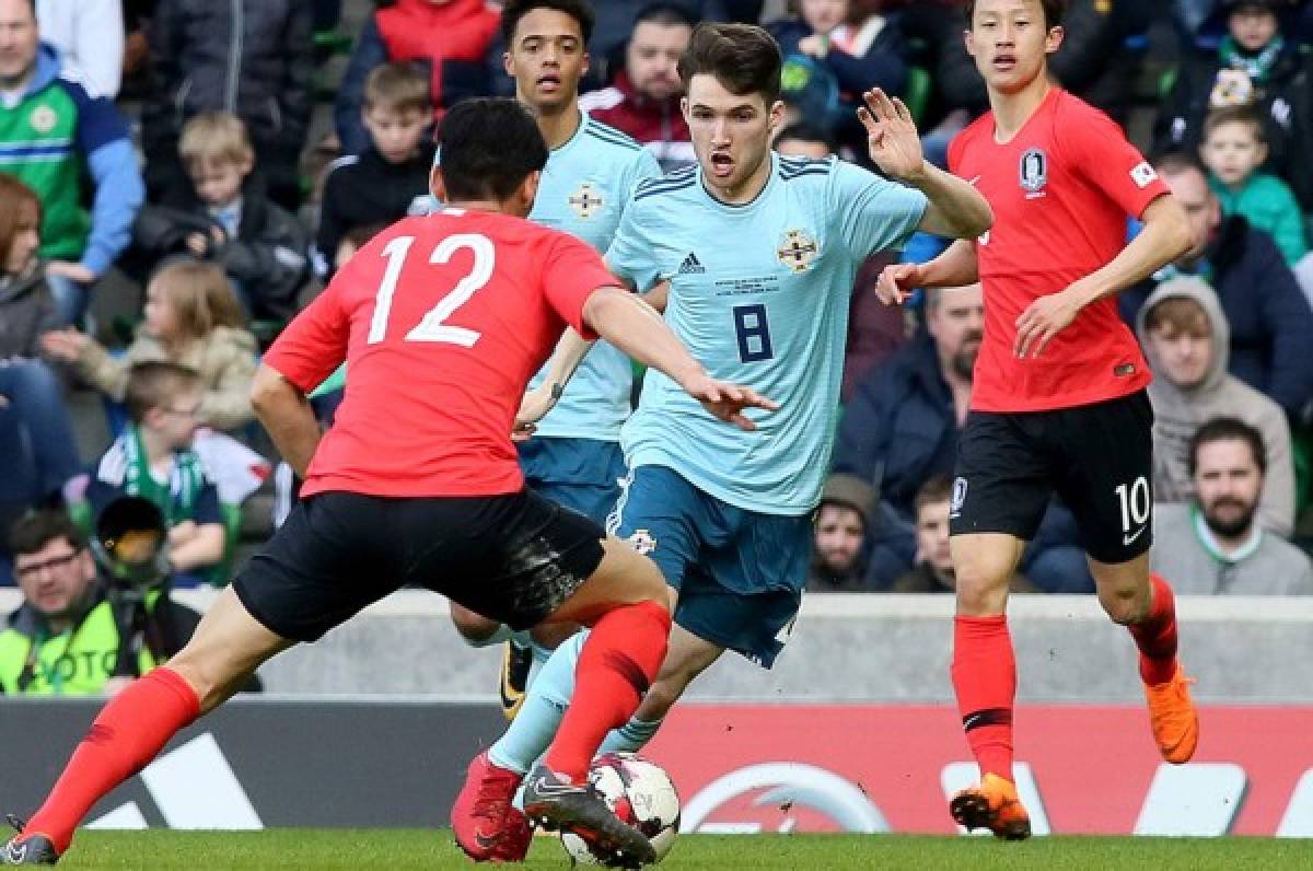 Irlanda del Norte derrota a Corea del Sur, rival de Honduras en mayo
