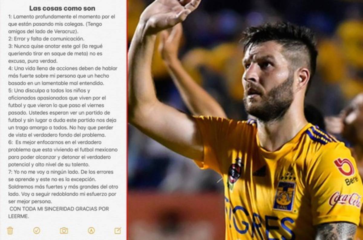 El sorpresivo mensaje de Gignac a Veracruz: ''Nunca quise anotar, la quería sacar''
