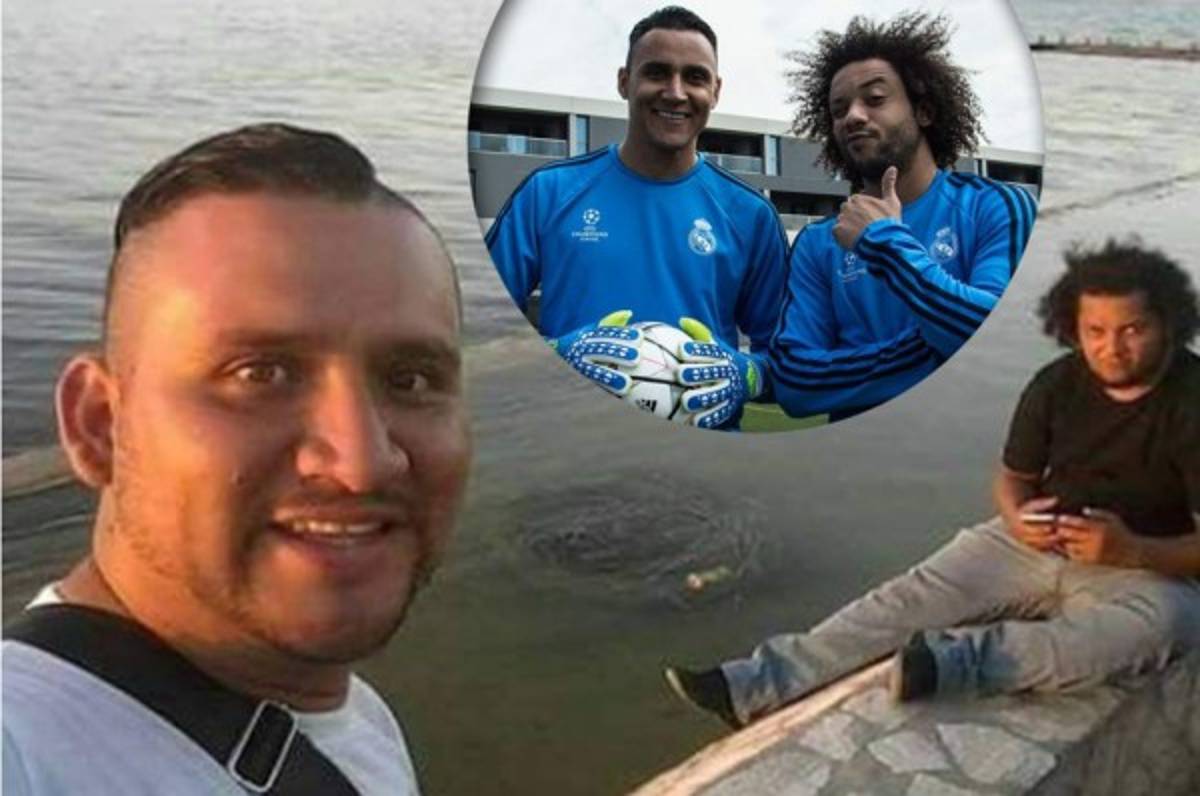 Los dobles de Keylor Navas y Marcelo triunfan en redes sociales