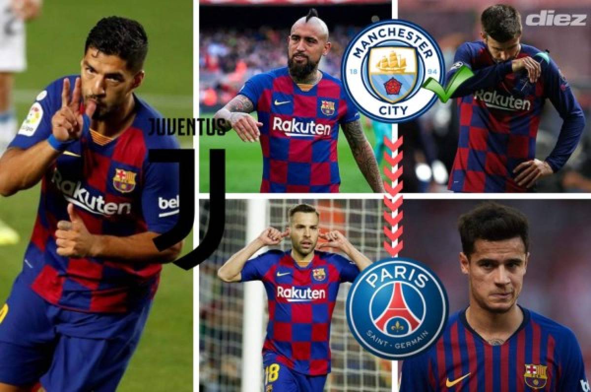 Dos al Manchester City y uno al PSG: Los equipos que podrían fichar a los transferibles del Barcelona