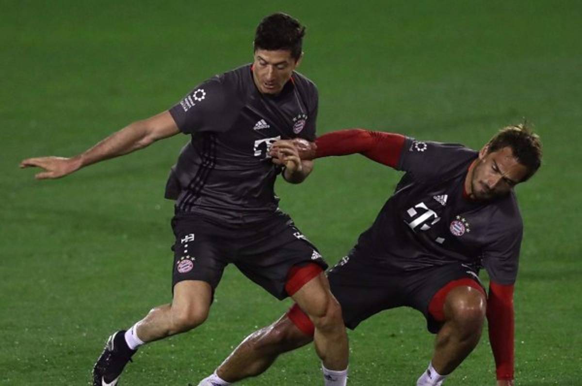 ¡Hummels y Lewandowski se pelean en el entrenamiento del Bayern!