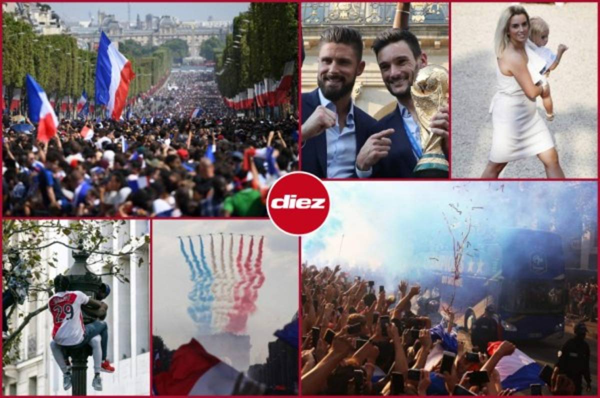 ¡La Copa está en casa! Francia explota de euforia tras conquistar Rusia 2018