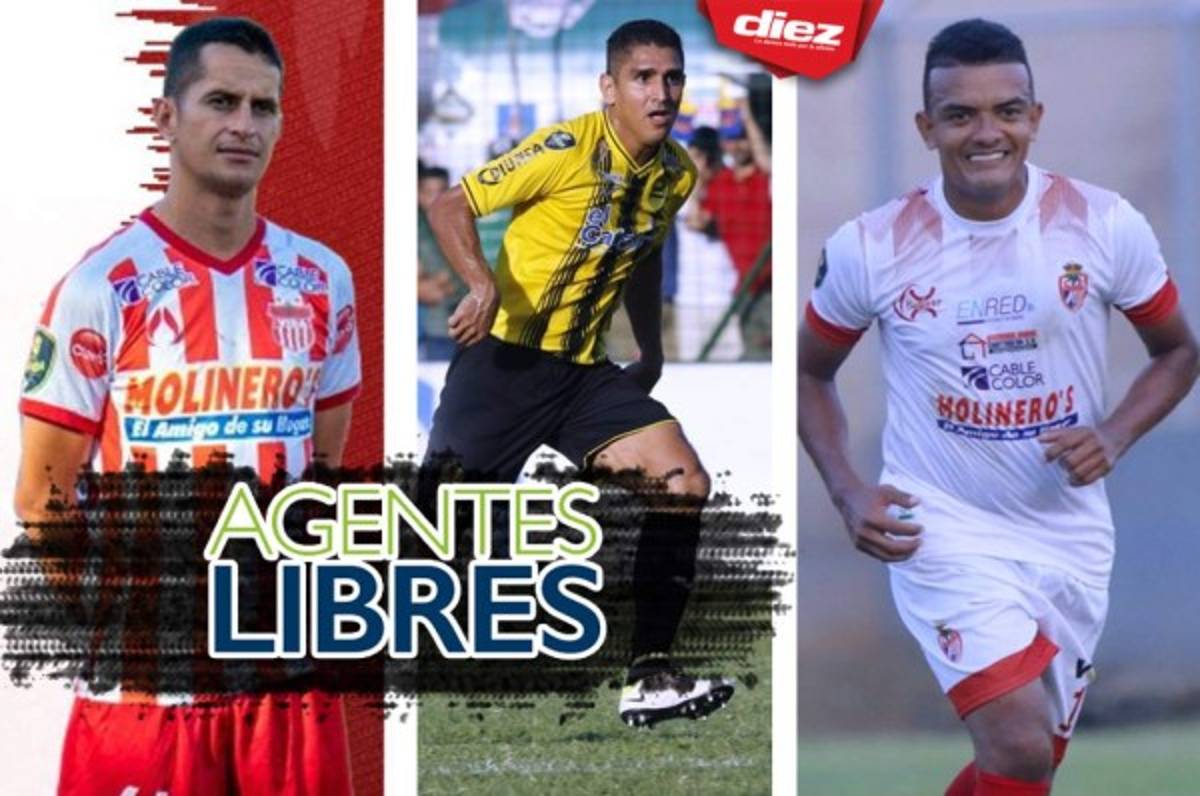 Agentes libres: 15 futbolistas que se quedaron sin equipo para el Apertura-2021 en Honduras