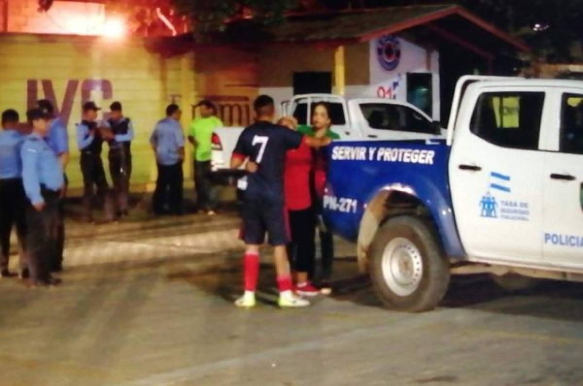Muere niño en San Pedro Sula tras caerle una portería en su cabeza mientras jugaba fútbol